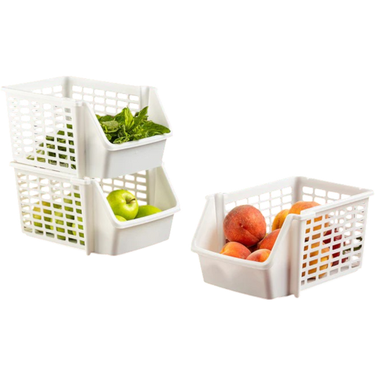 Multi Purpose Stackable Basket - 28x21x15cm