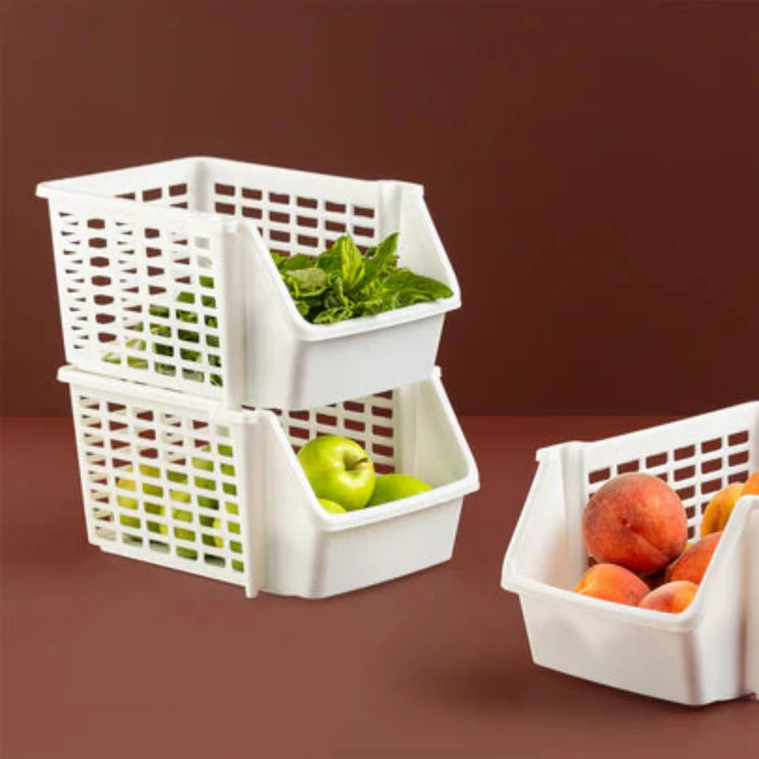 Multi Purpose Stackable Basket - 28x21x15cm