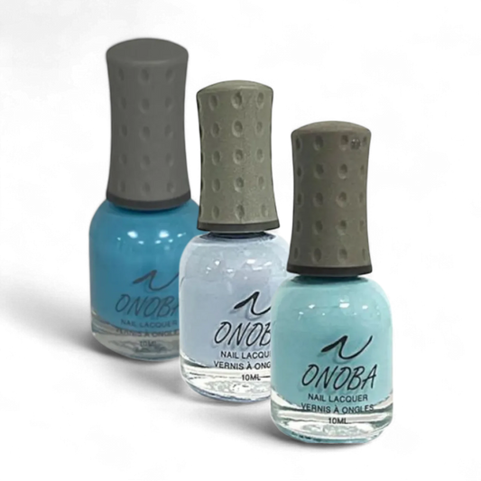 Onoba Nail Polish Blue Collection - 3 Colors