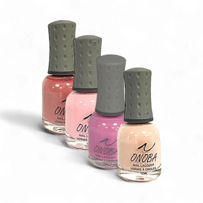 Onoba Nail Polish Pink Collection - 4 Colors