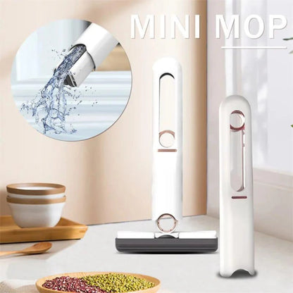 Portable Floor Mop - Self-Squeeze & Short