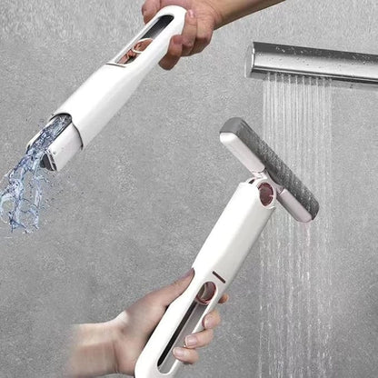 Portable Floor Mop - Self-Squeeze & Short