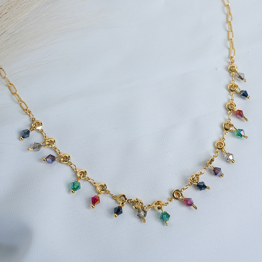 Rainbow Charm Necklace