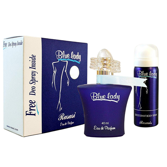 Rasasi Blue Lady Gift Set For Her - 2 Pcs