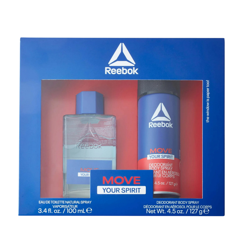 Reebok Move Your Spirit Gift Set For Him - 2 Pcs