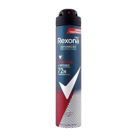 Rexona Men Advanced Protection Antibacterial + Invisible Spray Deodorant - 200ml