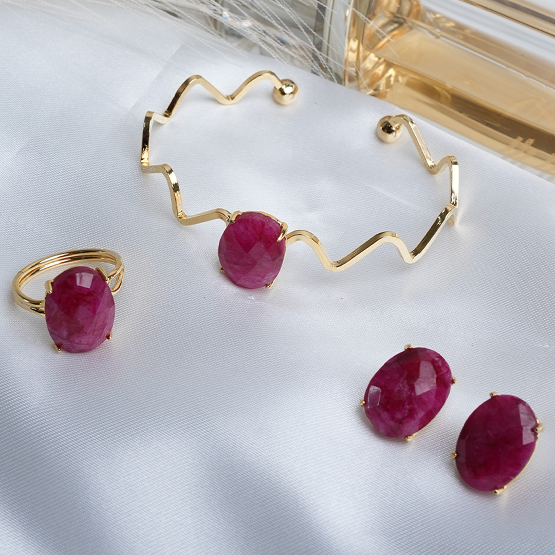 Ruby Pear Set