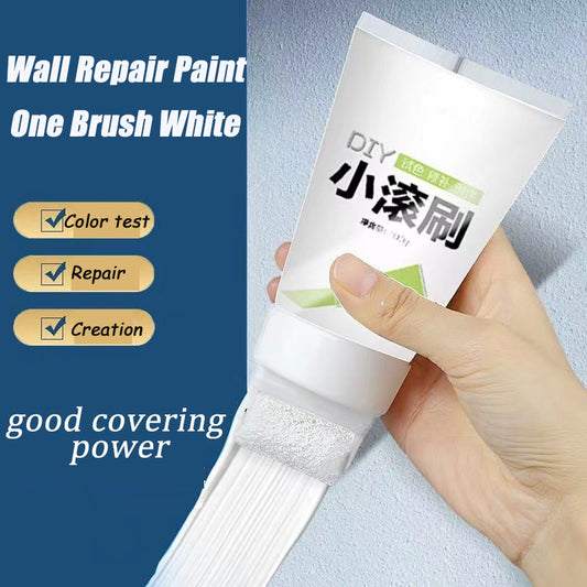 Small Rolling Brush Wall Latex Paint 120Gr - White