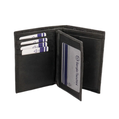 Sergio Tacchini Wallet For Men - Patterned Black-Navy