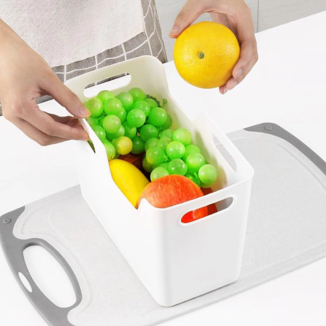 Shower Caddy Basket Storage Box With Handle Large Capacity Smooth Edge