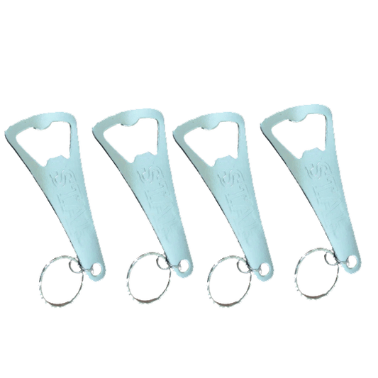 Stainless Steel Bottle Cap Opener - 4 Pcs