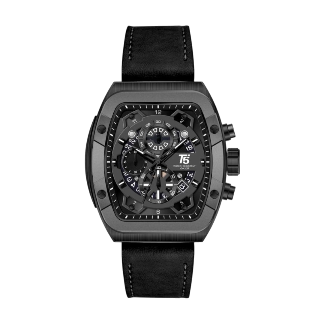 T5 Original Chronograph Watch For Men - Black