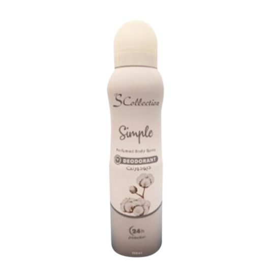 The S Collection Simple Spray Deodorant For Her - 150ml