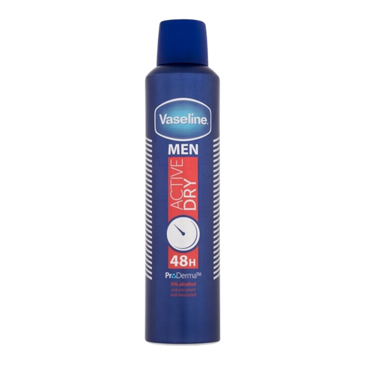 Vaseline Men Active Dry Antiperspirant - 250ml