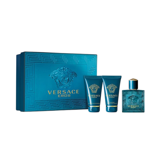 Versace Eros Gift Set For Him - 3 Pcs