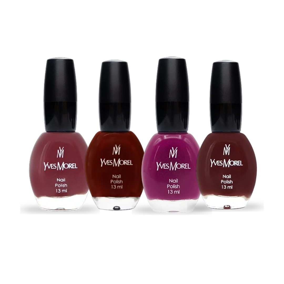 Yves Morel Dark Nail Polish Colors - 13ml