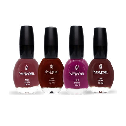 Yves Morel Dark Nail Polish Colors - 13ml
