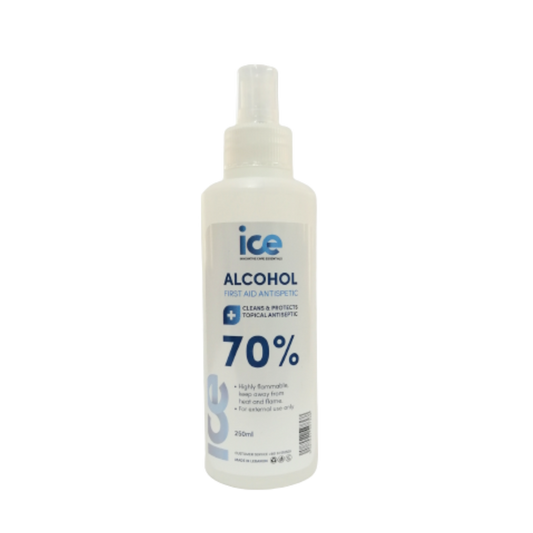 Ice First Aid 70% Alcohol Spray - 250 ml