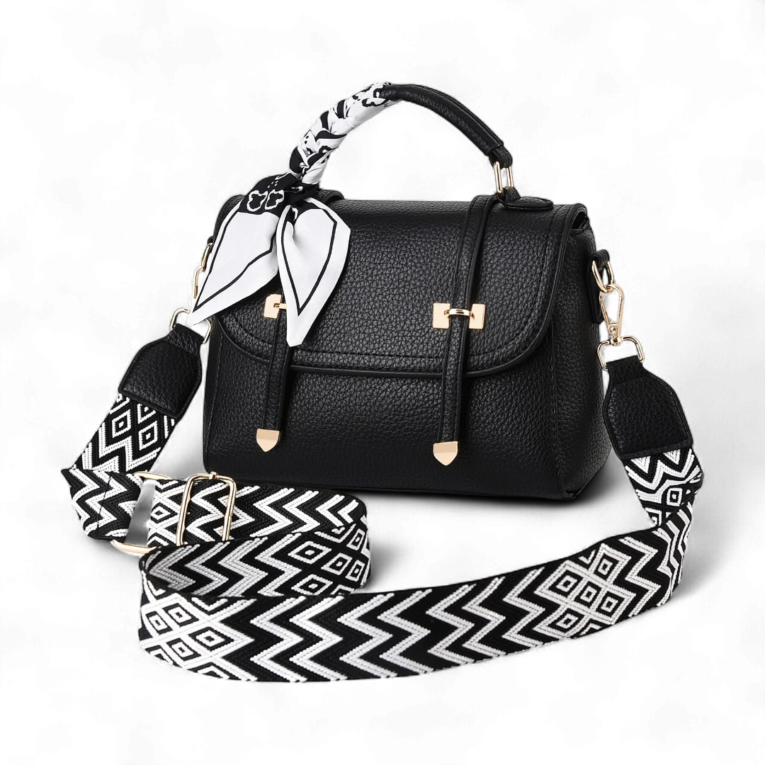 Elegant Women’s Black Crossbody Handbag – Sleek & Timeless Design for Day & Night