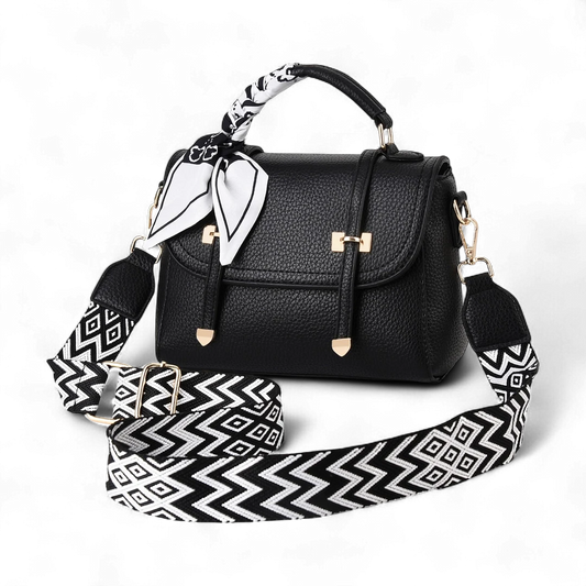Elegant Women’s Black Crossbody Handbag – Sleek & Timeless Design for Day & Night