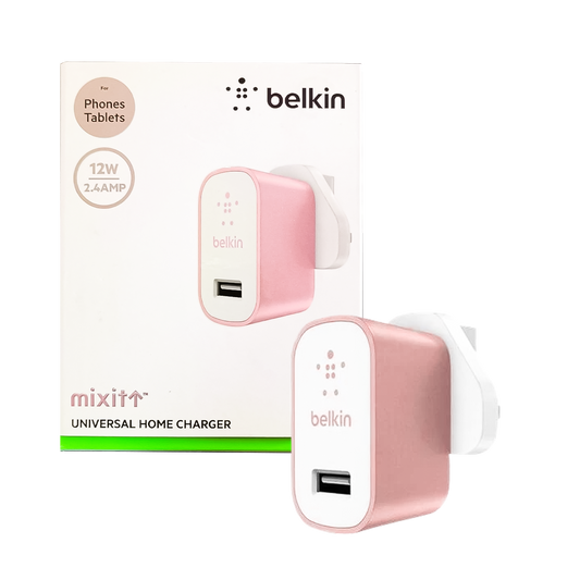 Belkin Mixit Universal Home Charger For Phones & Tablets - 12w, pink