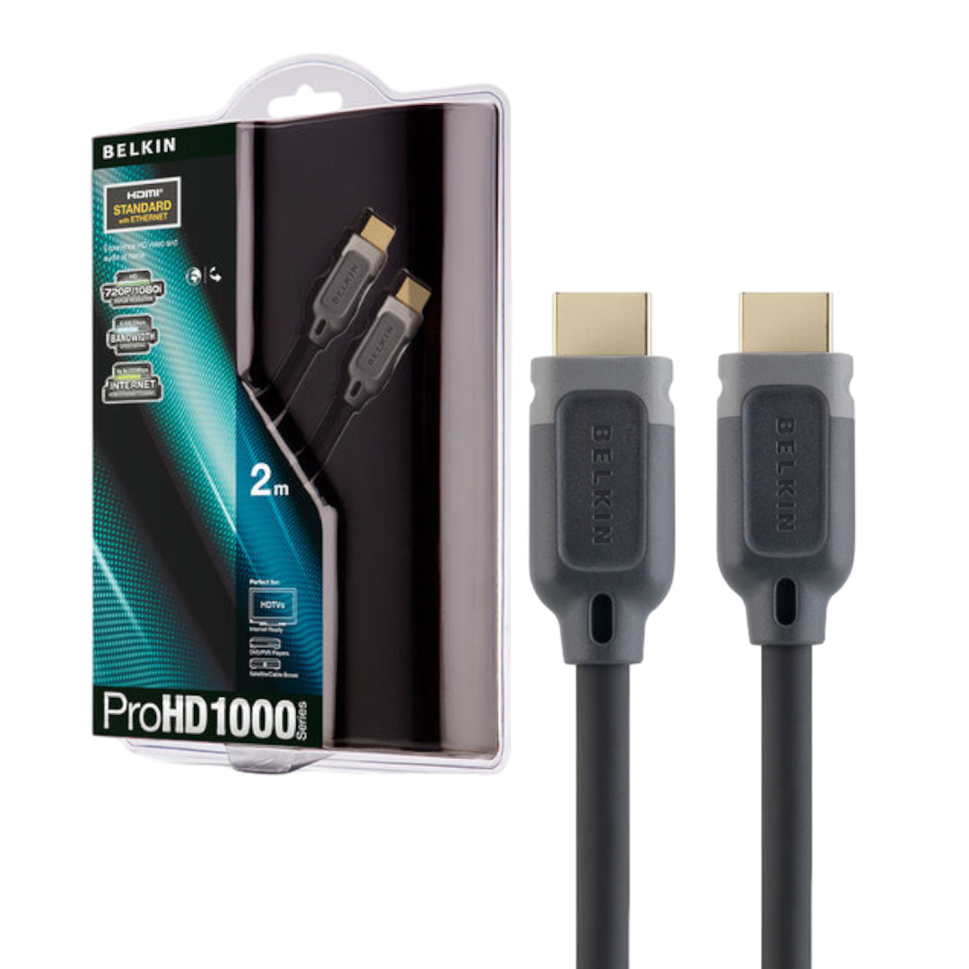 Belkin ProHD 1000 High-Speed HDMI Cable With Ethernet 4K/Ultra HD Compatible