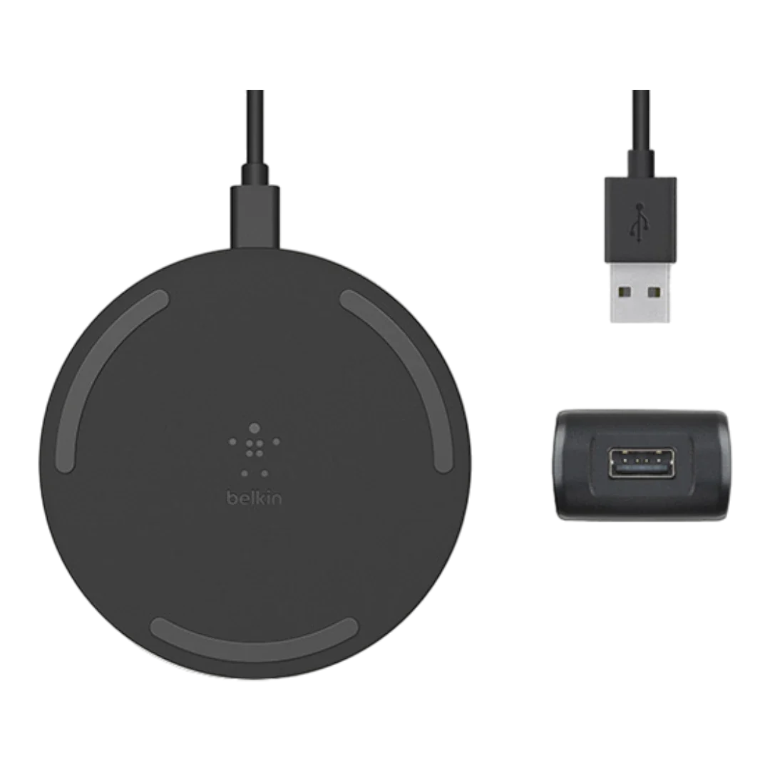 Belkin 10W Wireless Charging Pad + QC 3.0 Wall Charger