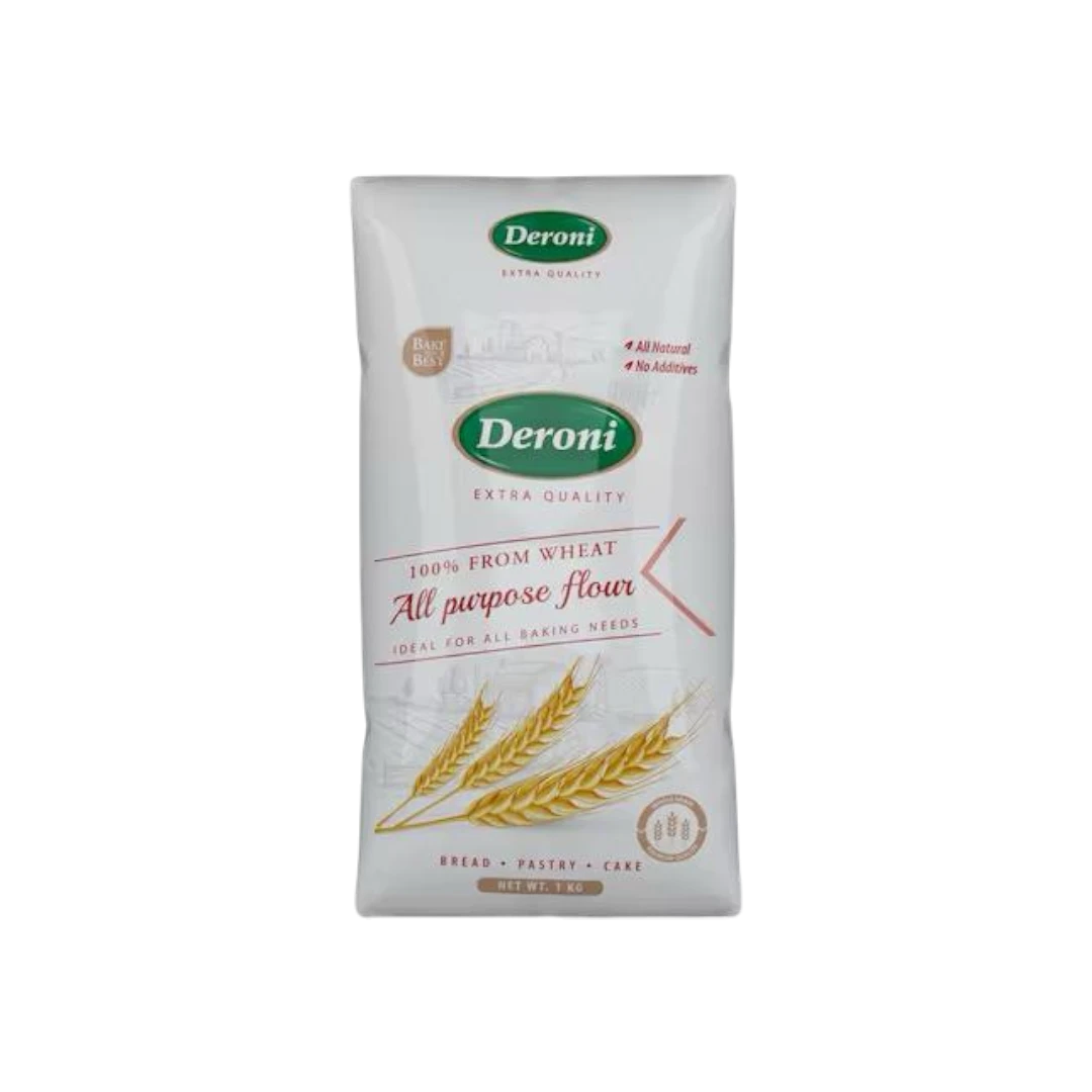 Deroni Flour - 1KG - All Natural, No additives