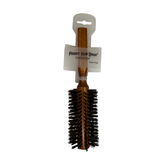 Freddy Round Wooden Hair Brush – Professional Styling Tool (FHB178)