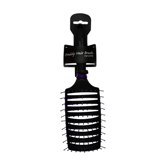Freddy Vented Paddle Hair Brush – Purple Edition (FHB156)