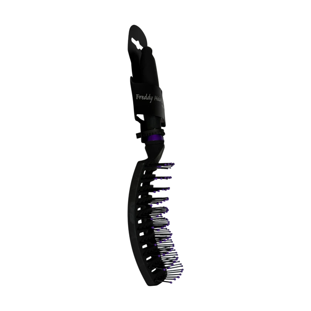 Freddy Vented Paddle Hair Brush – Purple Edition (FHB156)