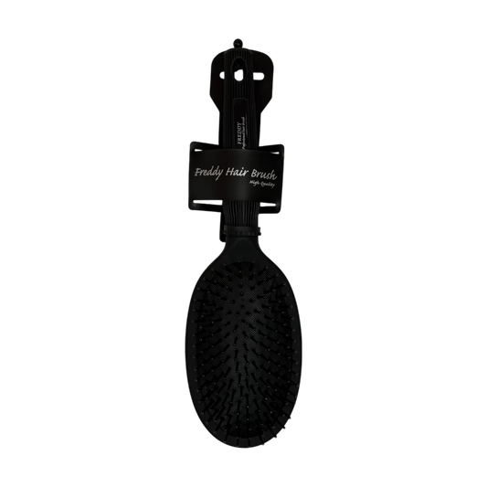 Freddy Oval Paddle Hair Brush – Matte Black Finish (FHB108)