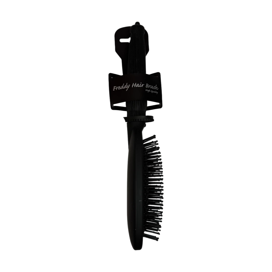 Freddy Oval Paddle Hair Brush – Matte Black Finish (FHB108)