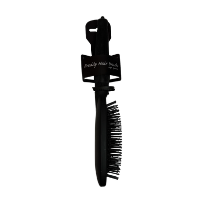 Freddy Oval Paddle Hair Brush – Matte Black Finish (FHB108)
