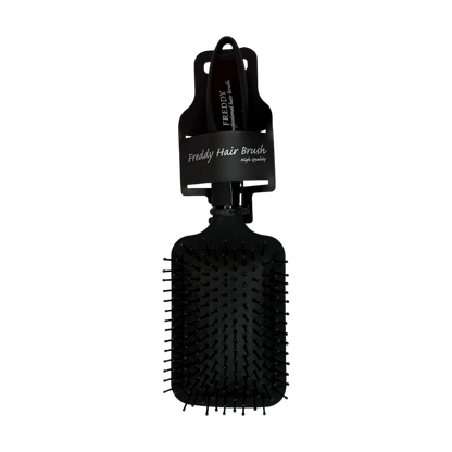 Freddy Black Rectangular Paddle Hair Brush – Wide Surface for Smooth Finish (FHB115)