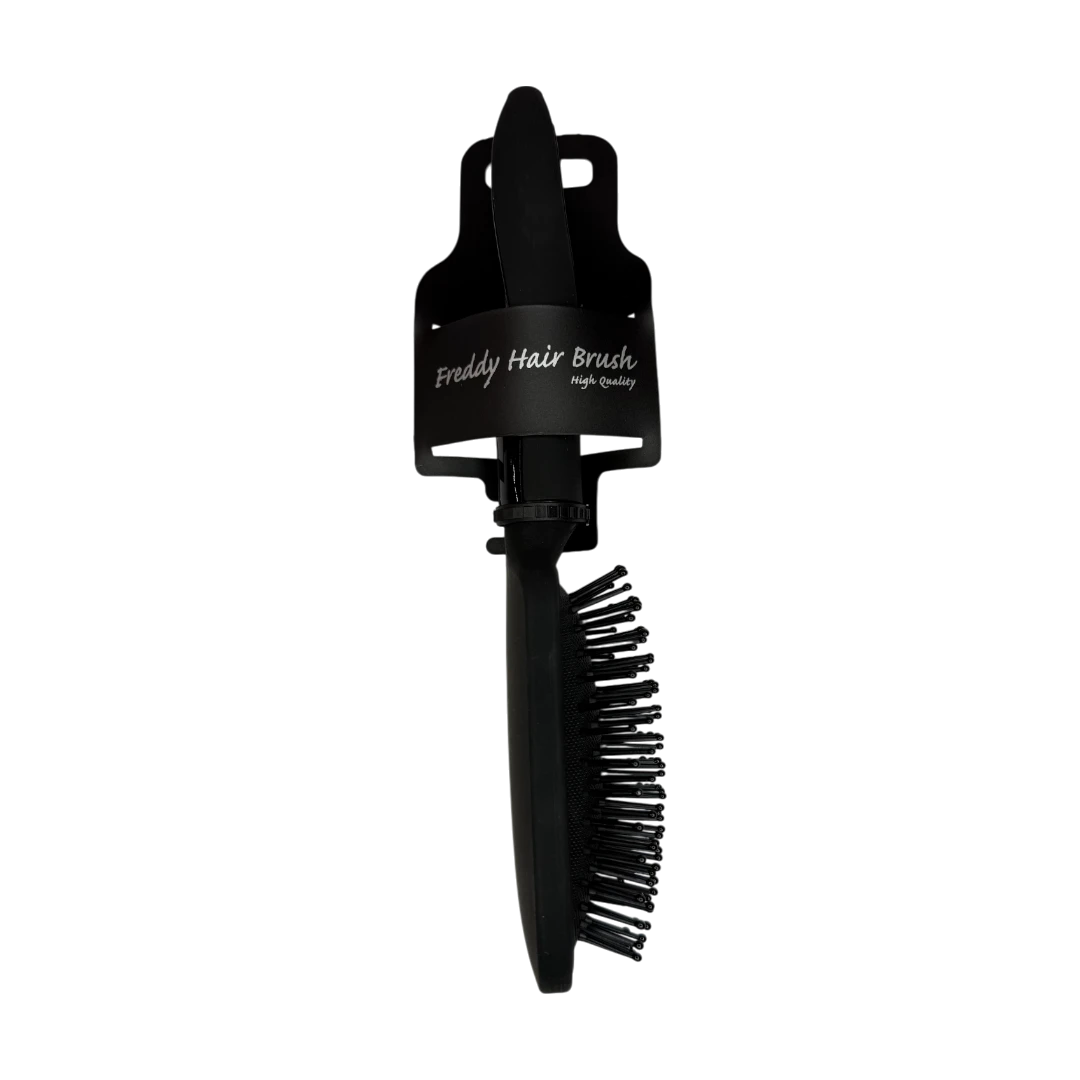 Freddy Black Oval Paddle Hair Brush – Sleek Styling (FHB113)