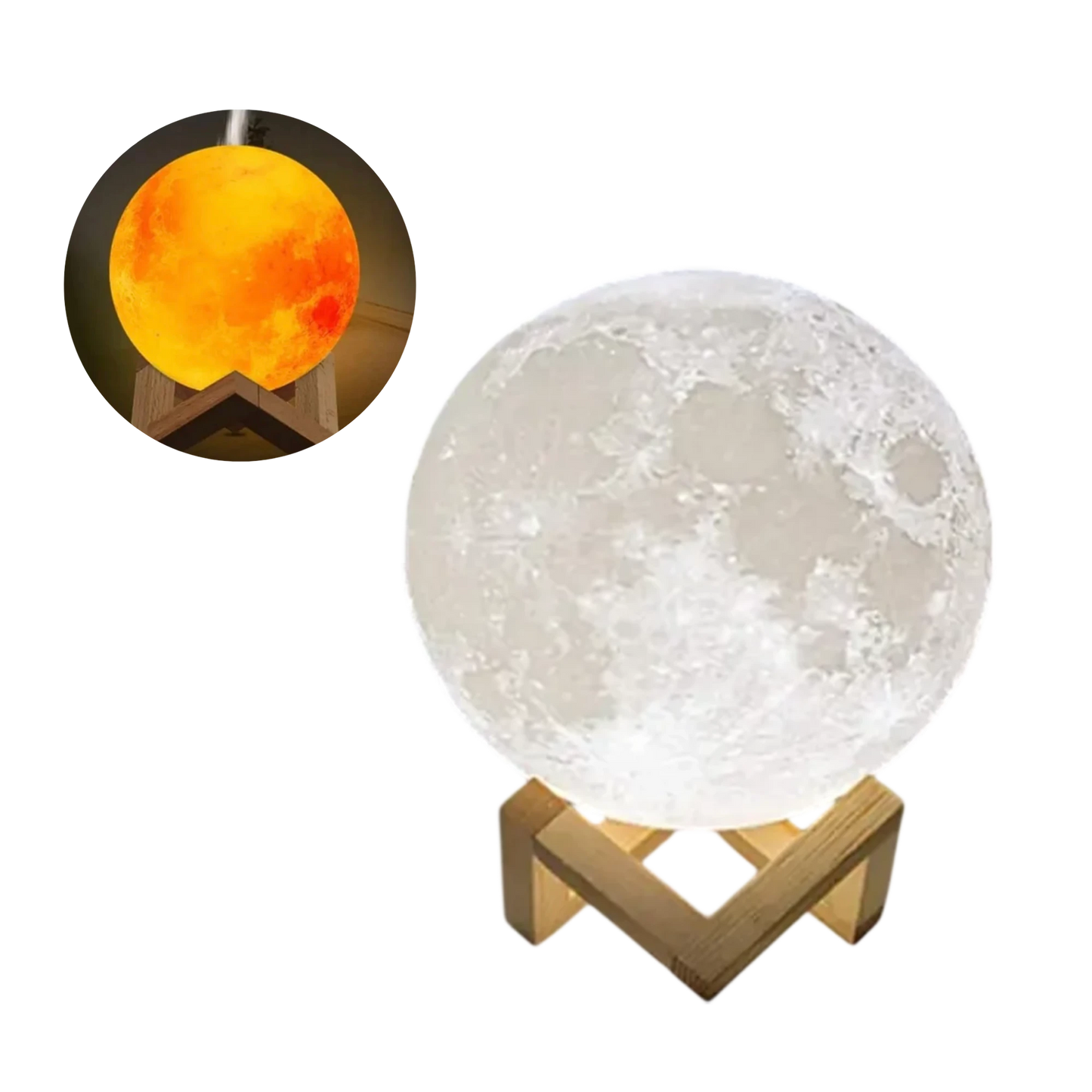 3D Moon Lamp Humidifier