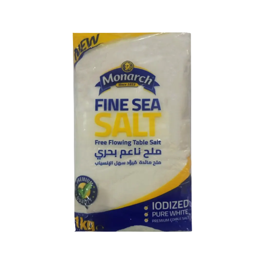 Monarch Iodized Fine Sea Salt - 1000g