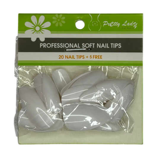 Soft Nail Tips – 25 Pcs – Pretty Lady