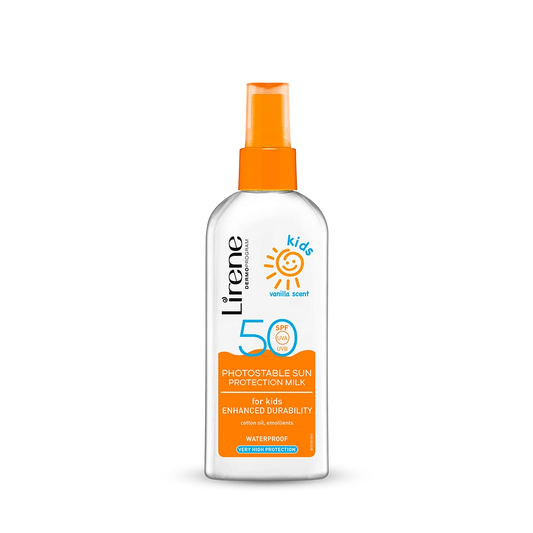 Lirene Sun Kids Photostable Sun Protection Milk For Kids With Vanilla Scent SPF50 - 150 ml