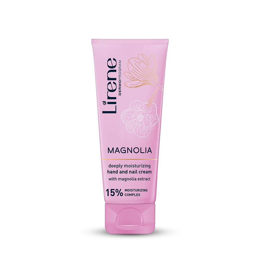 Lirene Deeply Moisturising Hand & Nail Cream Magnolia - 75 ml