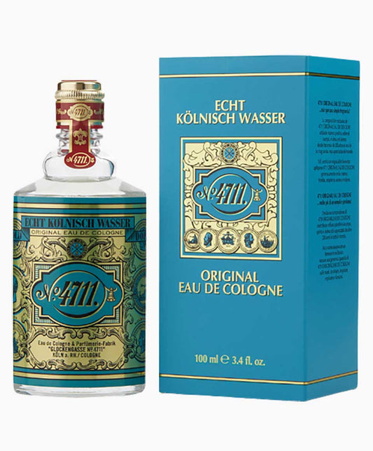 4711 Eau de Cologne bottle and packaging on a white background