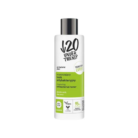 Lirene Under Twenty Cleansing Antibacterial Toner - Acne Prone Skin - 200 ml