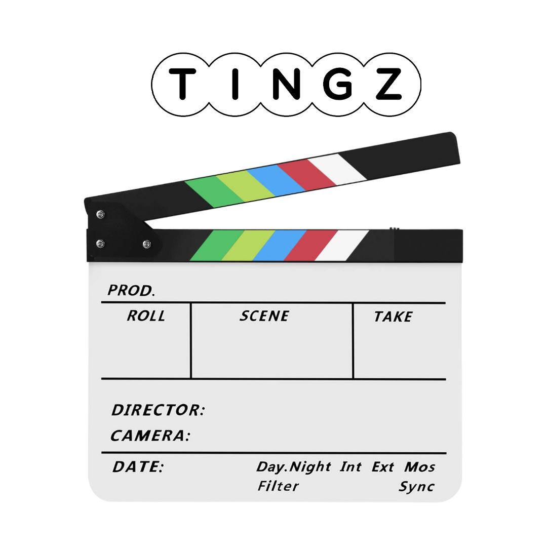 Tingz Movie Directors Clapper Board Slate