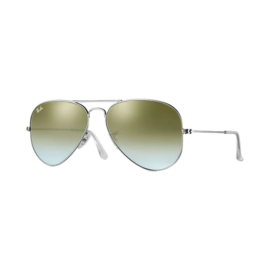 Ray-Ban Aviator RB3025 019/9j 58mm - Silver Green Gradient