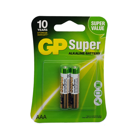 GP Super Alkaline Battery - AAA x2