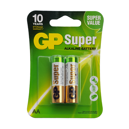 GP Super Alkaline Battery - AA x2