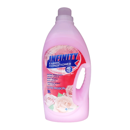 Infinity Love Passion Fabric Conditioner & Softener For Clothes - 3L
