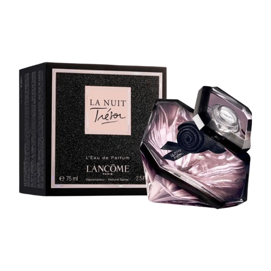 A bottle of Lancôme La Nuit Trésor perfume for women