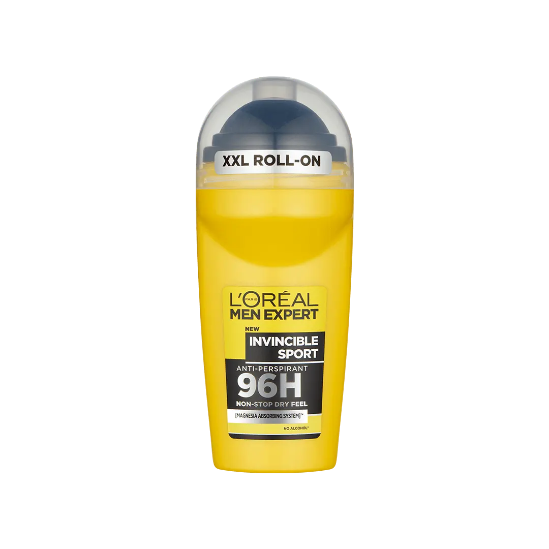 L'Oréal Men Expert Invincible Sport 96H Roll On Deodorant For Men - 50ml